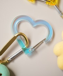 Sowel.（ソエル）の「【 Sowel. / ソエル 】 クリアカラー サークル / ハート カラビナ キーホルダー #（キーホルダー）」