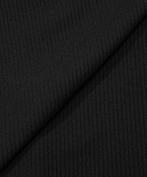 UGLY SHADOW(アグリーシャドウ)の「【Uglyshadow】RUFFLE RIBBED T-SHIRT / 【アグリーシャドウ】ラッフルリブド長袖Tシャツ(Tシャツ/カットソー・レディース・ネイビー/ブラック/ライトグレー・ONE SIZE)」の14枚目の写真