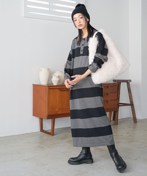 mili an deni（ミリアンデニ）の「エコファーワンハンドルバッグ（ショルダーバッグ・レディース・ブラック/ブルー/オフホワイト/ピンク/イエロー・F）」の8枚目の写真