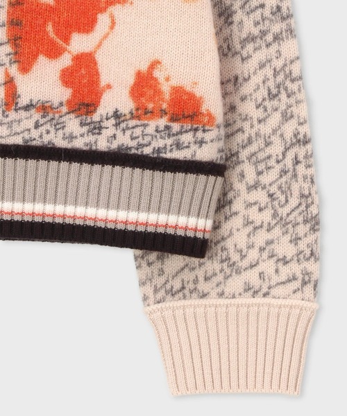 Paul Smith（ポールスミス）の「ウィメンズ "Slide Notes" カーディガン / 255255 630N（カーディガン/ボレロ・レディース・キナリ・MEDIUM）」の3枚目の写真