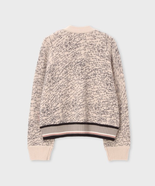 Paul Smith（ポールスミス）の「ウィメンズ "Slide Notes" カーディガン / 255255 630N（カーディガン/ボレロ・レディース・キナリ・MEDIUM）」の4枚目の写真