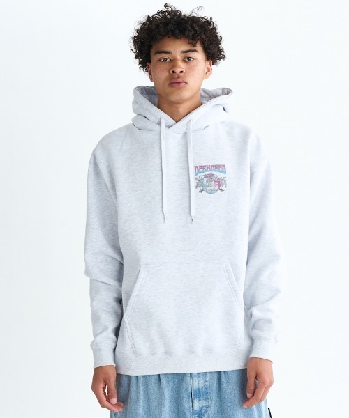 DC SHOES（ディーシーシューズ）の「ディーシーシューズ  25 ROCKSKULL PH アウトドアカジュアル スウェットパーカー（パーカー・メンズ・ブラック/グレー・M/L/LL）」の2枚目の写真