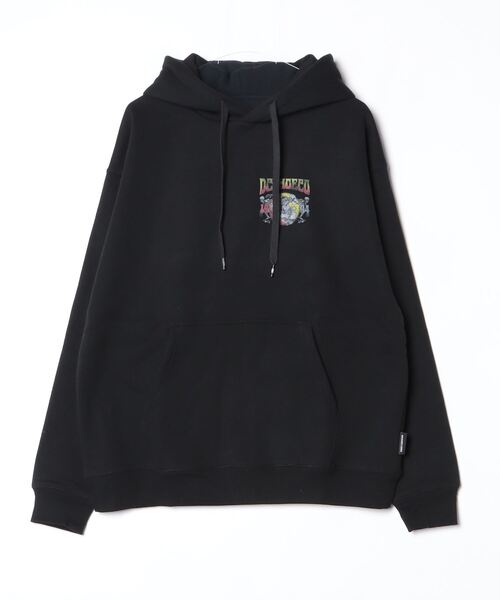 DC SHOES（ディーシーシューズ）の「ディーシーシューズ  25 ROCKSKULL PH アウトドアカジュアル スウェットパーカー（パーカー・メンズ・ブラック/グレー・M/L/LL）」の4枚目の写真
