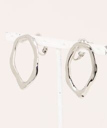 sea,ds mara（シーズマーラ）の「【Sea’ds mara】Deformed circle earring（イヤリング）」