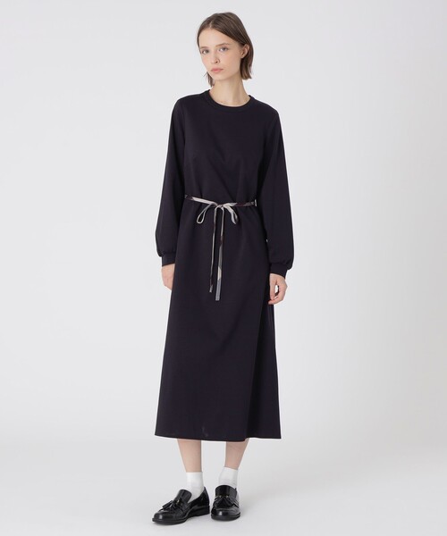 セール】【一部店舗限定】ポンチAラインドレス（ワンピース）｜BLUE