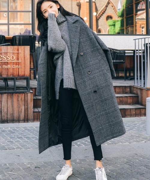 【希少デザイン】PaulSmithグリーン ダブルブレスト ロングコート aclent グレー ロングコート ダブルブレスト