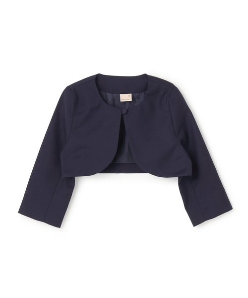 petit main（プティマイン）の「【セミフォーマル】ノーカラーボレロ（カーディガン/ボレロ・キッズ・ネイビー/グレイッシュベージュ・110cm/90cm/130cm/100cm/120cm）」の6枚目の写真