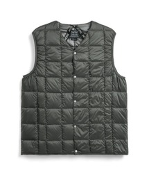TAION/タイオン/V NECK BUTTON DOWN VEST