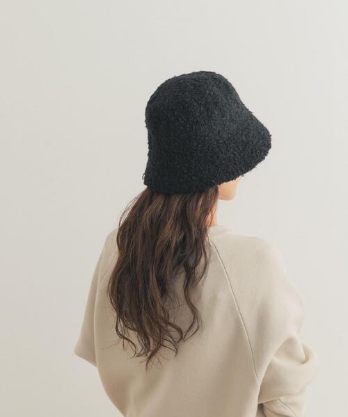 URBAN RESEARCH DOORS（アーバンリサーチドアーズ）の「ブークレバケハ（ハット・レディース・グレー系その他/ブラック・ONE）」の2枚目の写真