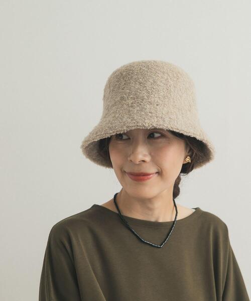 URBAN RESEARCH DOORS（アーバンリサーチドアーズ）の「ブークレバケハ（ハット・レディース・グレー系その他/ブラック・ONE）」の4枚目の写真