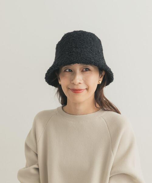 URBAN RESEARCH DOORS（アーバンリサーチドアーズ）の「ブークレバケハ（ハット・レディース・グレー系その他/ブラック・ONE）」の9枚目の写真