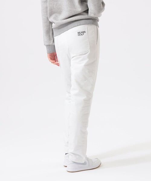 BEAMS GOLF(ビームスゴルフ)の「ORANGE LABEL / レオフィール(R)中綿 裾ジップ パンツ(その他パンツ・レディース・ホワイト/ブラック・MEDIUM/LARGE/SMALL)」の5枚目の写真