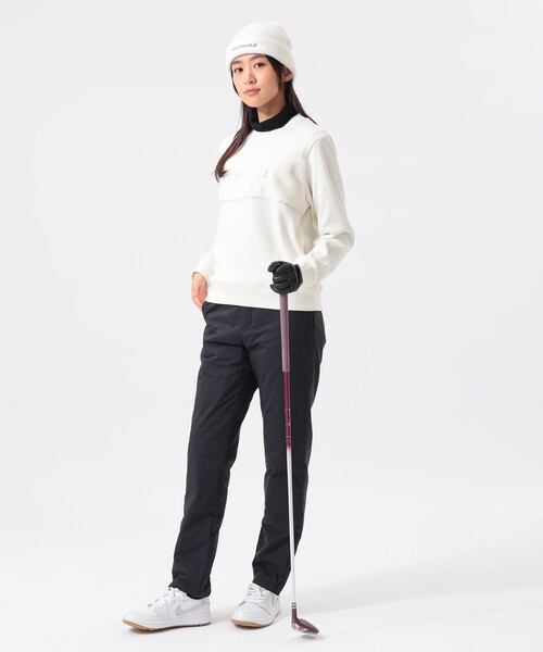 BEAMS GOLF(ビームスゴルフ)の「ORANGE LABEL / レオフィール(R)中綿 裾ジップ パンツ(その他パンツ・レディース・ホワイト/ブラック・MEDIUM/LARGE/SMALL)」の6枚目の写真