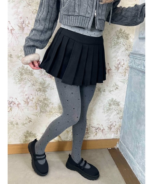 PHILLY(フィリー)の「ソフトタッチプリーツスカート(スカート・レディース・グレー・FREE)」の4枚目の写真