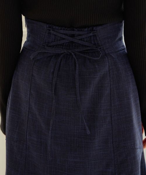 AND COUTURE（アンドクチュール）の「ブッチャーインナーミニマーメイドスカート（スカート・レディース・ブラック系その他/ブルー系その他・SMALL/MEDIUM）」の15枚目の写真
