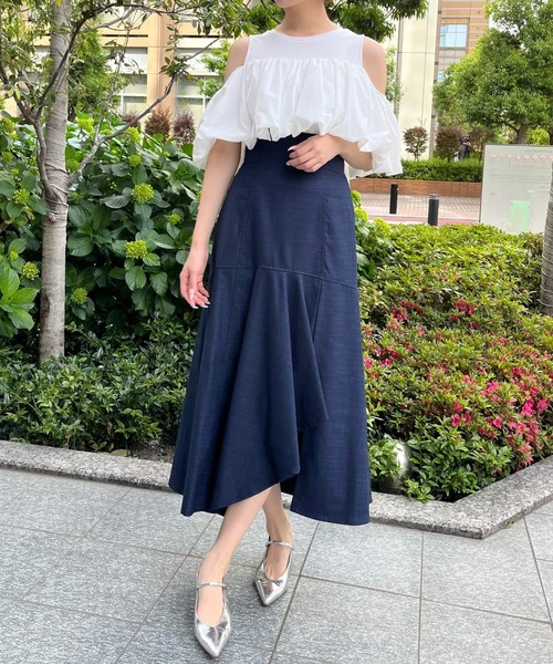 AND COUTURE(アンドクチュール)の「ブッチャーインナーミニマーメイドスカート(スカート・レディース・ブラック系その他/ブルー系その他・SMALL/MEDIUM)」の20枚目の写真