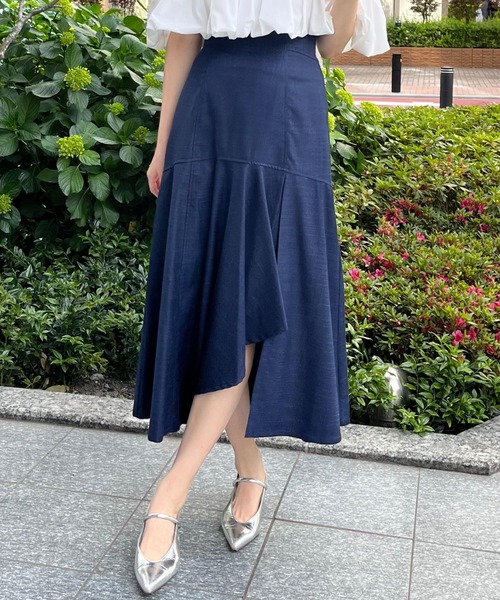 AND COUTURE(アンドクチュール)の「ブッチャーインナーミニマーメイドスカート(スカート・レディース・ブラック系その他/ブルー系その他・SMALL/MEDIUM)」の21枚目の写真