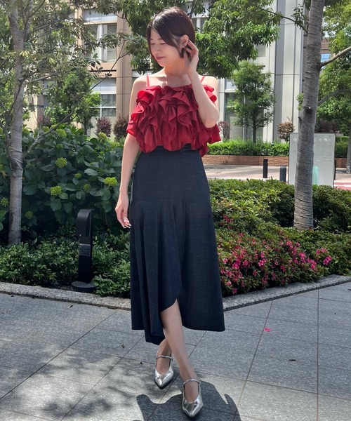 AND COUTURE(アンドクチュール)の「ブッチャーインナーミニマーメイドスカート(スカート・レディース・ブラック系その他/ブルー系その他・SMALL/MEDIUM)」の17枚目の写真