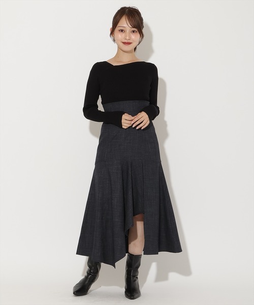 AND COUTURE(アンドクチュール)の「ブッチャーインナーミニマーメイドスカート(スカート・レディース・ブラック系その他/ブルー系その他・SMALL/MEDIUM)」の19枚目の写真