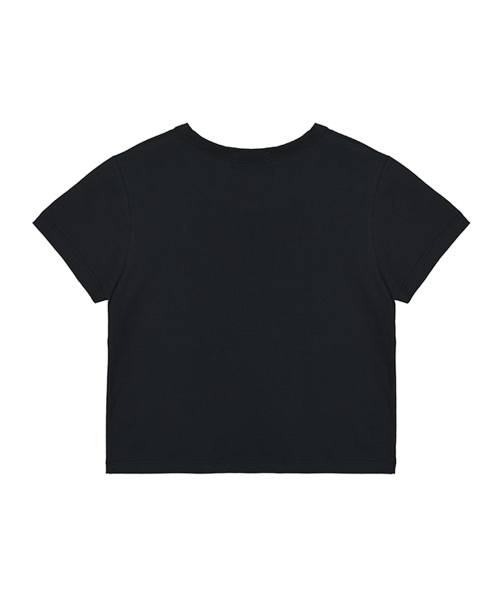 NICK&NICOLE(ニックアンドニコール)の「BUTTERFLY SIGNATURE CROP TOP_BLACK SILVER(Tシャツ/カットソー・レディース・その他・FREE)」の6枚目の写真