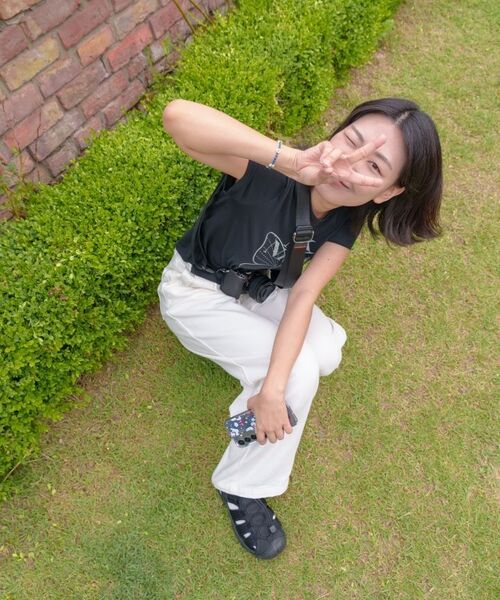 NICK&NICOLE(ニックアンドニコール)の「BUTTERFLY SIGNATURE CROP TOP_BLACK SILVER(Tシャツ/カットソー・レディース・その他・FREE)」の8枚目の写真