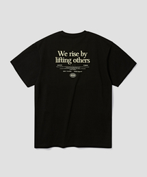 ウォライジ レタリング 半袖Tシャツ [ブラック]