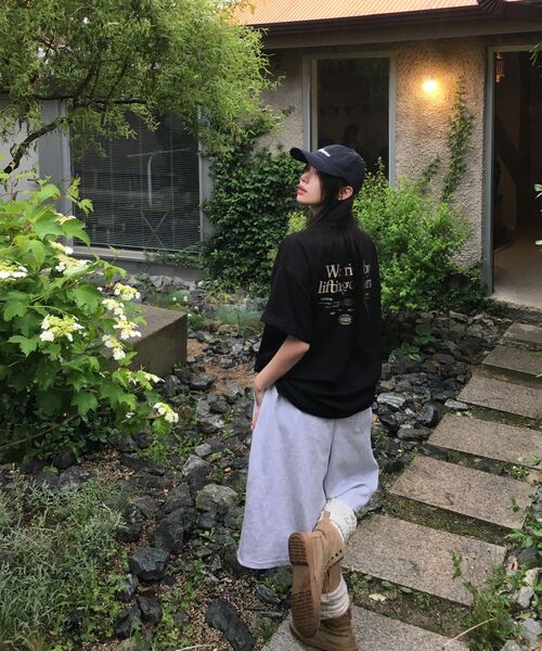 AGOD（エージーオーディー）の「ウォライジ レタリング 半袖Tシャツ [ブラック]（Tシャツ/カットソー・レディース・その他・SMALL/MEDIUM/LARGE）」の13枚目の写真