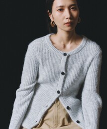 BIANCA（ビアンカ）の「【@BAILA掲載】【美シルエット】ペプラムデザイン2WAYニットカーデ（カーディガン/ボレロ）」