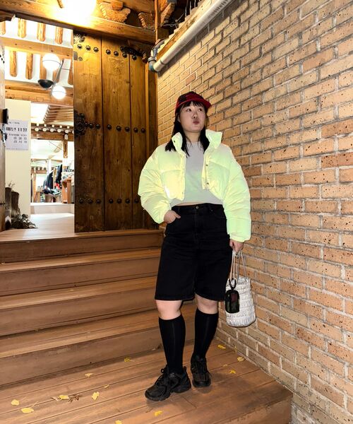 AVANDRESS（アバンドレス ）の「Siberia Duck Stella Crop Padding WHITE（ダウンジャケット/コート・レディース・ホワイト・SMALL/LARGE/MEDIUM）」の7枚目の写真