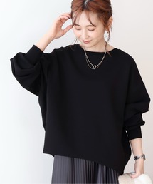 AMERICAN HOLIC | 【WEB限定】袖タックコクーンポンチプルオーバー(スウェット)