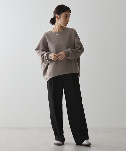 AMERICAN HOLIC（アメリカンホリック）の「【WEB限定】袖タックコクーンポンチプルオーバー（スウェット・レディース・ブラック/モカ/ライトグレー・M/L）」の17枚目の写真