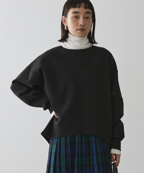 AMERICAN HOLIC（アメリカンホリック）の「【WEB限定】袖タックコクーンポンチプルオーバー（スウェット・レディース・ブラック/モカ/ライトグレー・M/L）」の8枚目の写真