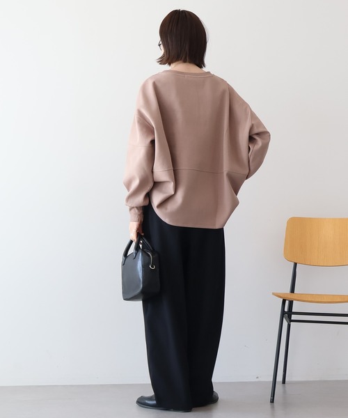 AMERICAN HOLIC（アメリカンホリック）の「【WEB限定】袖タックコクーンポンチプルオーバー（スウェット・レディース・ブラック/モカ/ライトグレー・M/L）」の21枚目の写真