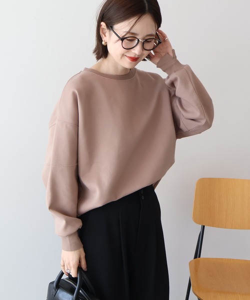 AMERICAN HOLIC（アメリカンホリック）の「【WEB限定】袖タックコクーンポンチプルオーバー（スウェット・レディース・ブラック/モカ/ライトグレー・M/L）」の22枚目の写真