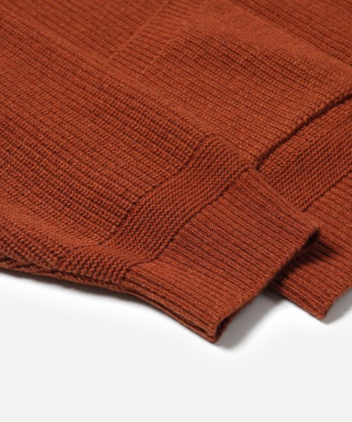 FRIZMWORKS(フリズムワークス)の「WOOL DECK ZIP UP CARDIGAN _ BRICK(カーディガン/ボレロ・メンズ・その他・X-LARGE/SMALL/MEDIUM/LARGE)」の2枚目の写真