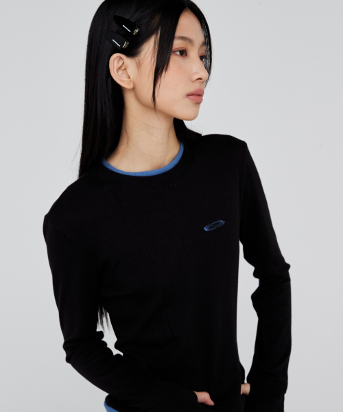 Opening Project（オープニングプロジェクト）の「W Small Logo Layered T Shirt - Black（Tシャツ/カットソー・レディース・その他・FREE）」の16枚目の写真