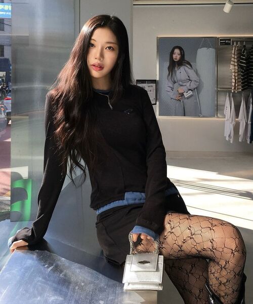 Opening Project（オープニングプロジェクト）の「W Small Logo Layered T Shirt - Black（Tシャツ/カットソー・レディース・その他・FREE）」の22枚目の写真