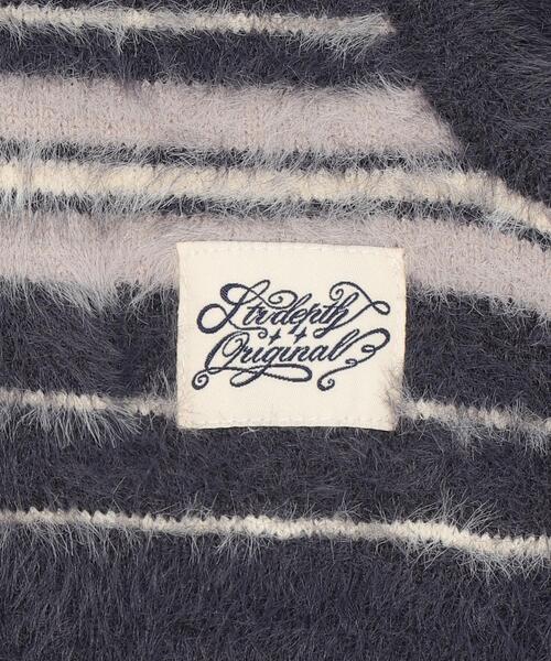 LTR DEPTH（レイターデプス）の「LTR DEPTH/シャギーボーダーニットパーカー（パーカー・レディース・ピンク/ネイビー・LARGE/MEDIUM）」の17枚目の写真