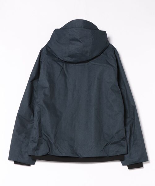 TAKA-Q（タカキュー）の「【ALL WEATHER TEX】タカキュー ウール調 フーデット 中綿 ブルゾン（ブルゾン・メンズ・ネイビー/ライトグレー・MEDIUM/LARGE/X-LARGE/3L）」の3枚目の写真