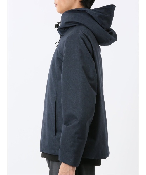 TAKA-Q（タカキュー）の「【ALL WEATHER TEX】タカキュー ウール調 フーデット 中綿 ブルゾン（ブルゾン・メンズ・ネイビー/ライトグレー・MEDIUM/LARGE/X-LARGE/3L）」の7枚目の写真