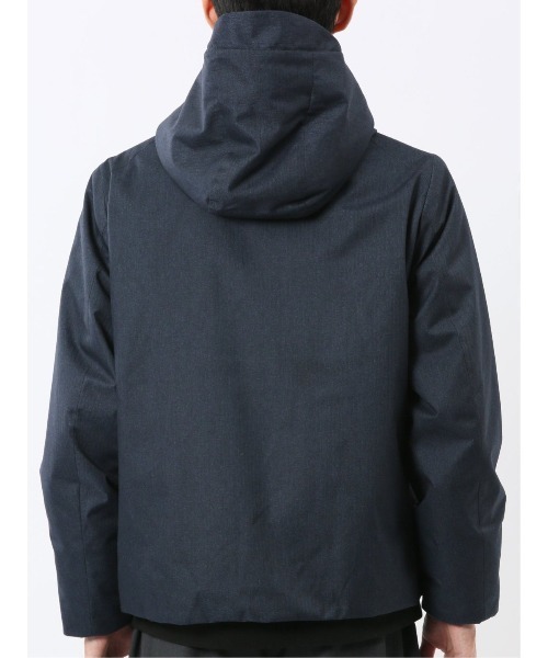 TAKA-Q（タカキュー）の「【ALL WEATHER TEX】タカキュー ウール調 フーデット 中綿 ブルゾン（ブルゾン・メンズ・ネイビー/ライトグレー・MEDIUM/LARGE/X-LARGE/3L）」の8枚目の写真