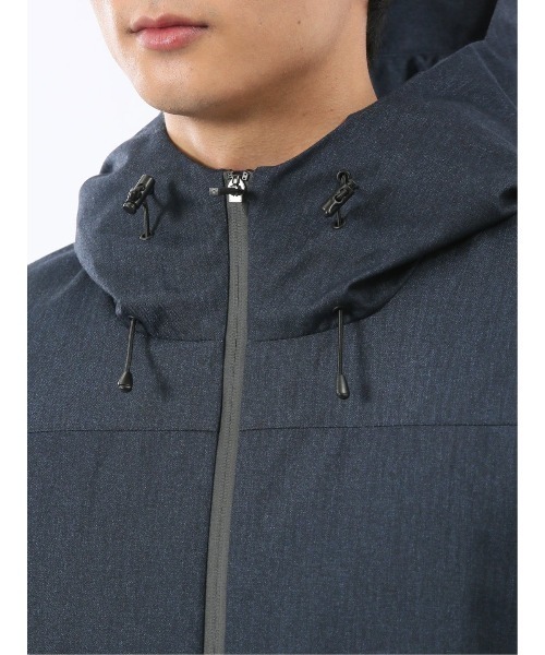 TAKA-Q（タカキュー）の「【ALL WEATHER TEX】タカキュー ウール調 フーデット 中綿 ブルゾン（ブルゾン・メンズ・ネイビー/ライトグレー・MEDIUM/LARGE/X-LARGE/3L）」の9枚目の写真
