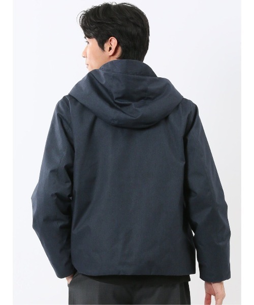 TAKA-Q（タカキュー）の「【ALL WEATHER TEX】タカキュー ウール調 フーデット 中綿 ブルゾン（ブルゾン・メンズ・ネイビー/ライトグレー・MEDIUM/LARGE/X-LARGE/3L）」の13枚目の写真
