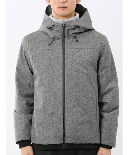 TAKA-Q（タカキュー）の「【ALL WEATHER TEX】タカキュー ウール調 フーデット 中綿 ブルゾン（ブルゾン・メンズ・ネイビー/ライトグレー・MEDIUM/LARGE/X-LARGE/3L）」の17枚目の写真