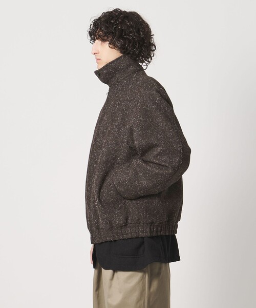 UNITED ARROWS（ユナイテッドアローズ）の「＜District＞ブラウン ツイード ジップブルゾン（ブルゾン・メンズ・ダークブラウン・L/M/S）」の13枚目の写真