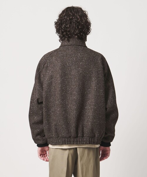 UNITED ARROWS（ユナイテッドアローズ）の「＜District＞ブラウン ツイード ジップブルゾン（ブルゾン・メンズ・ダークブラウン・L/M/S）」の18枚目の写真