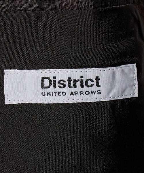 UNITED ARROWS（ユナイテッドアローズ）の「＜District＞ブラウン ツイード ジップブルゾン（ブルゾン・メンズ・ダークブラウン・L/M/S）」の4枚目の写真