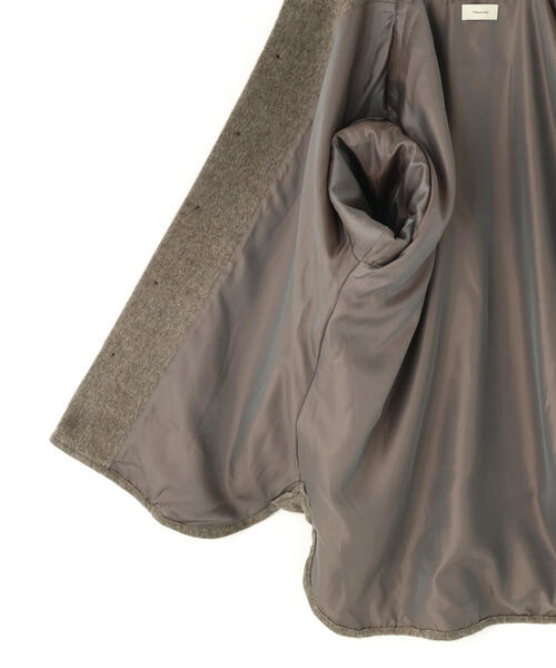 Toironier（トワロニエ）の「Toironier/トワロニエ/WOOL OVER SHIRTS（シャツ/ブラウス・メンズ・ブラック/モカ・F）」の11枚目の写真