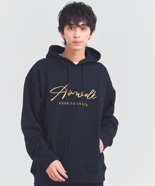 AIRWALK(エアウォーク)の「AIRWALK ロゴフーディー(パーカー・メンズ・ブラック/グレー・M/L/XL)」の11枚目の写真