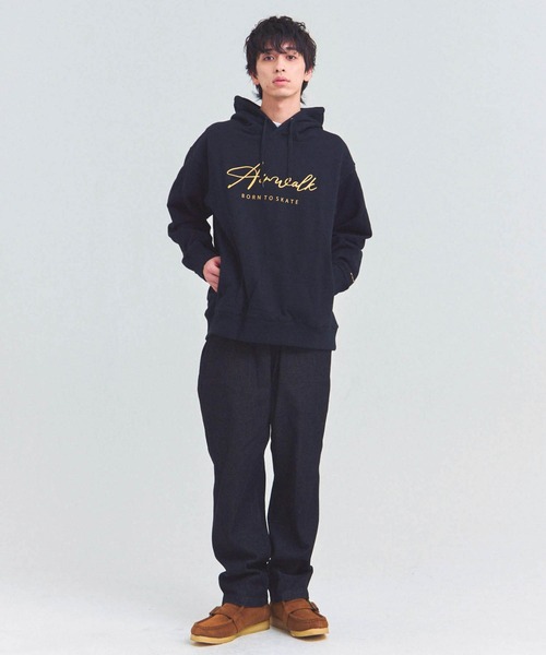 AIRWALK(エアウォーク)の「AIRWALK ロゴフーディー(パーカー・メンズ・ブラック/グレー・M/L/XL)」の19枚目の写真